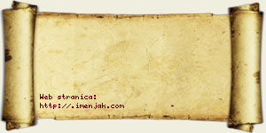 Jasmina Čanak vizit kartica